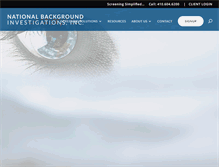 Tablet Screenshot of nationalbackground.com